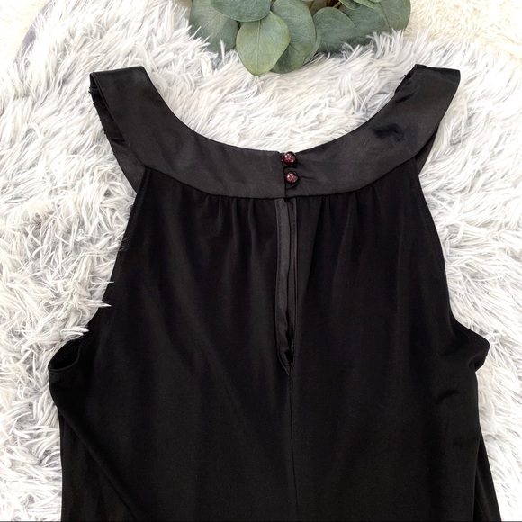 Trixxi Black Dress - Embellished Neckline - Picture 4 of 5